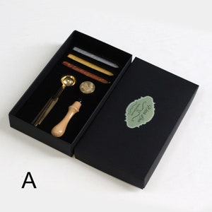 Kit de sello de cera personalizado, juego de sellos de cera, kit de fusión de cera, kit de sello de sello de cera con logotipo de boda, kit de color de sello de cera, sello de cera con logotipo personalizado