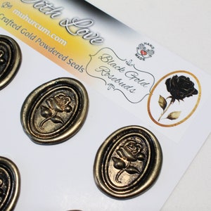 3D lakzegel, gouden lakzegelstickers, zelfklevende envelop bruiloft lakzegel, uitnodiging stempelstickers, envelop Rose wasstickers, briefzegel