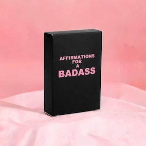 Empowering Badass Affirmation Cards for Women - Daily Motivation & Self-Care Gift Set