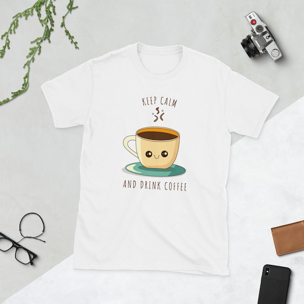 Coffee T-shirt, Coffee Lover, Coffee Gift, Caffeine T-shirt, Funny Coffee T-shirt, Gift Coffee T-shirt, Coffee T-shirt, Unisex T-shirt