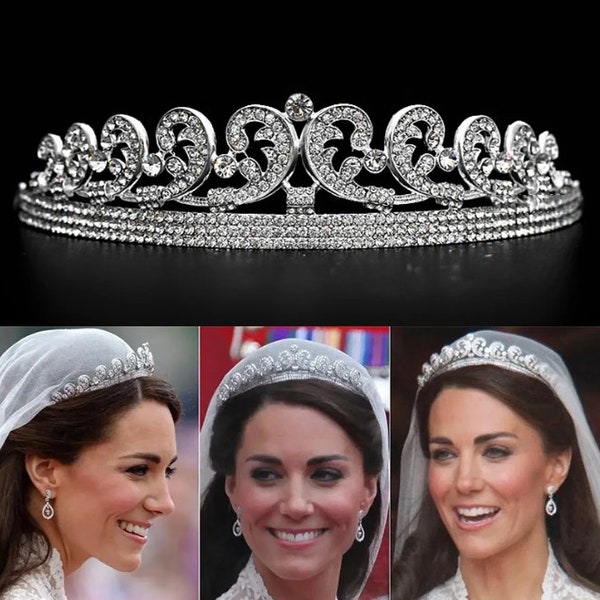 Silver Plated Royal Princess Tiara