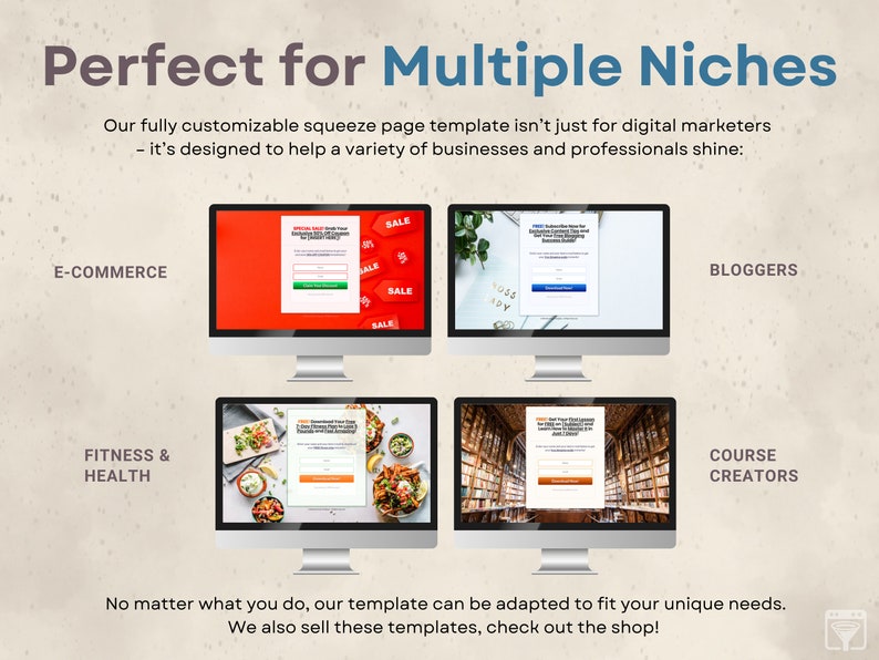 Blue Squeeze Page Template for Digital Marketers Divi Builder Landing