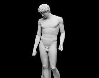 Estatua Capitolina de Antinoo / Escultura impresa en 3D / Decoración de oficina, Decoración de estantes, Decoración de escritorio / Diferentes colores y opciones de tamaño