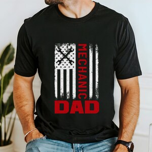 Mechanic Shirt, American Flag Piston, Patriotic Mechanic, Mechanic Gift, Car Mechanic, Diesel Mechanic, Diesel, Diesel Engine, Car lover