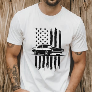 American Flag Piston, Muscle Car, Mechanic Shirt, Patriotic Mechanic, Mechanic Gift, Car Mechanic, Diesel Mechanic, Diesel Truck, Diesel tee