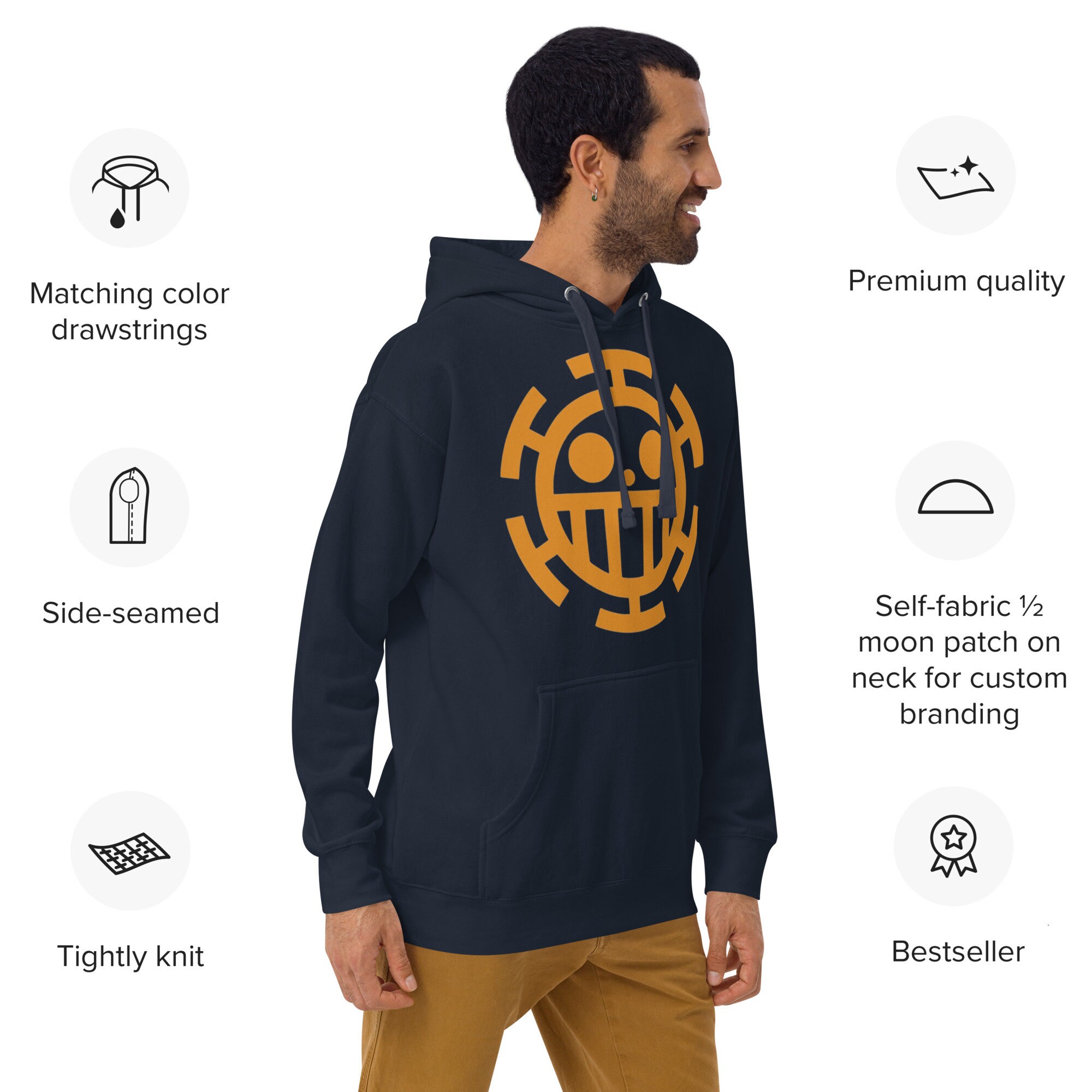 One piece law hoodie 2025