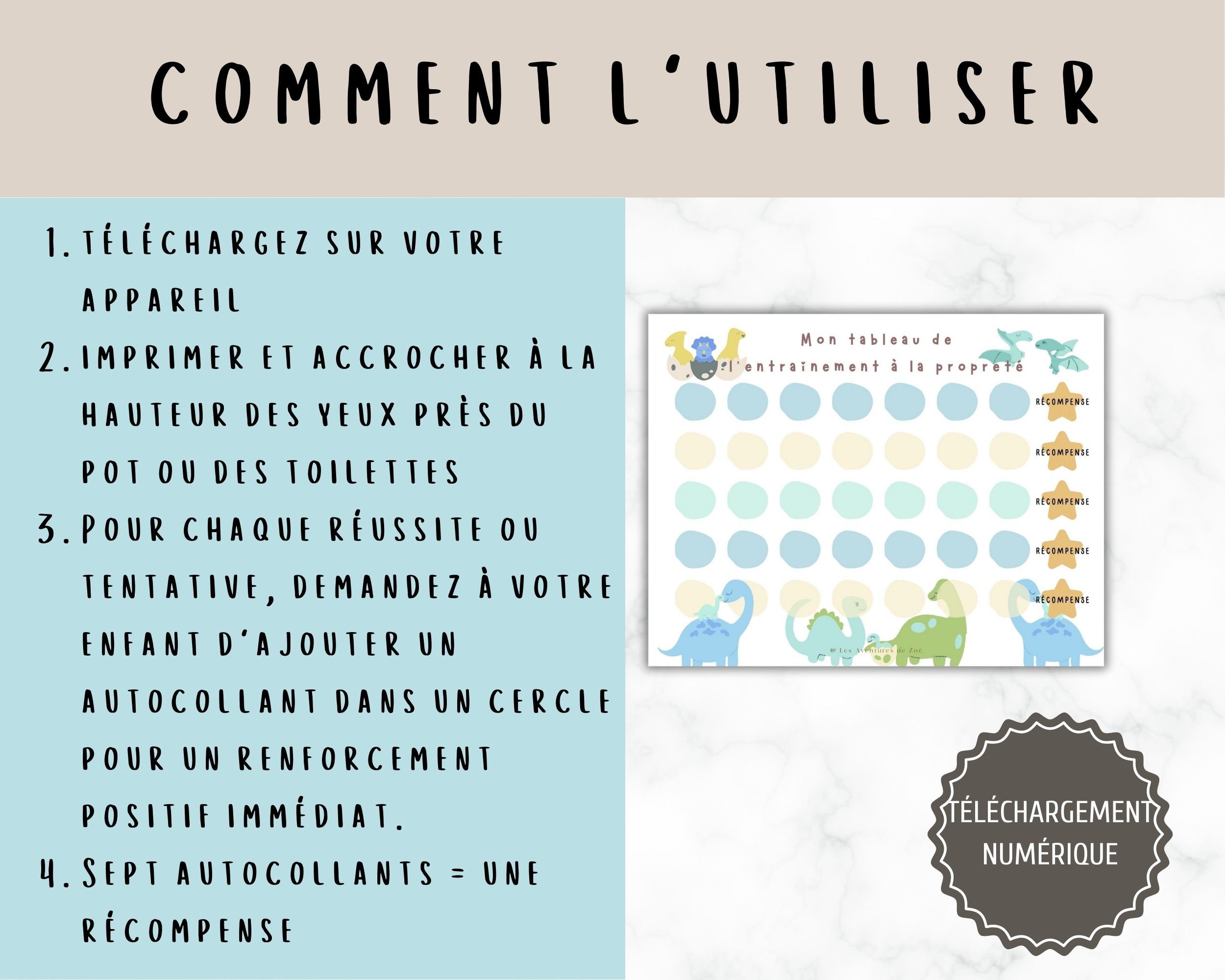 Tableau des nuits sèches pour les enfants, Aide efficace à l'apprentissage de la propreté pour les tout-petits, Tableau de l'énurésie nocturne