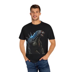 Godzilla Tshirt, Godzilla Gift, Movie Monster T-shirt, Retro Japan Dinosaur Shirt, King of The Monsters, Geeky Gift, Vintage Kaiju Top