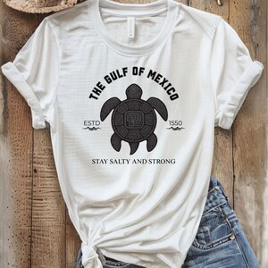 Gulf of Mexico Turtle Tee: Stay Salty and Strong Unisex Shirt