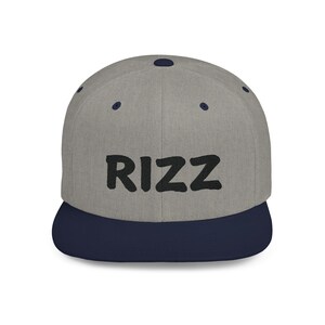 Embroidery, Gen Z RIZZ Hat, Snapback Cap Embroidered, Trendy Youth ...