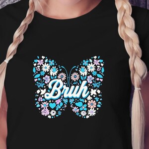 Papillon PNG pour la fête des mères | Gen Alpha Slang PNG floral, maman design, art papillon mignon pour cadeaux de fête des mères