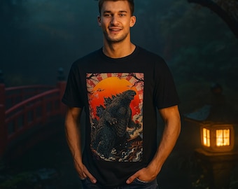 Retro Godzilla T-Shirt | Vintage Kaiju Graphic Tee | Monster Fan Gift | Unisex