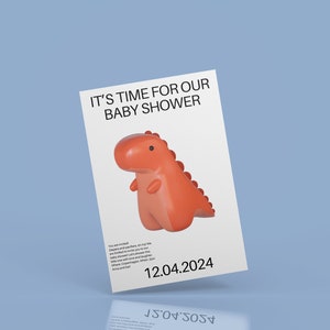 Babyshower Save the Date, Template, Baby, Save the Date, Einladung, Babyparty, minimalistisch, modern, digital Template, Postkarte