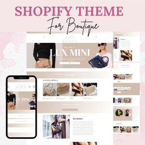 Shopify Theme, Shopify Website for Boutique, Shopify template, Shopify 2.0 Digital Stuff Templates, Website templates, Shopify Banners