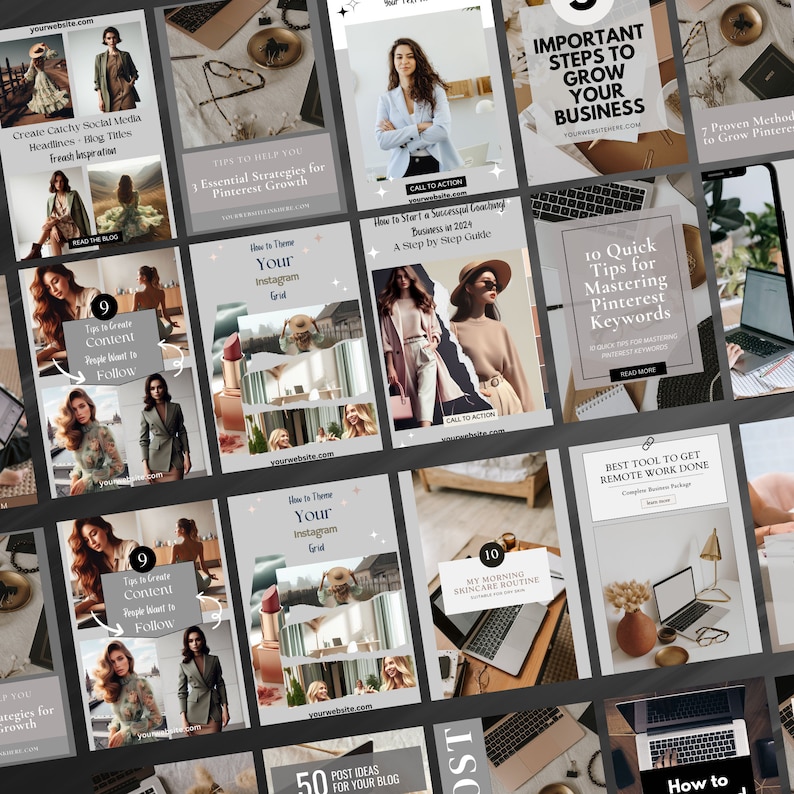 Pinterest Samples 30 Pinterest Pin Templates, Pinterest Templates Canva, Pinterest ...