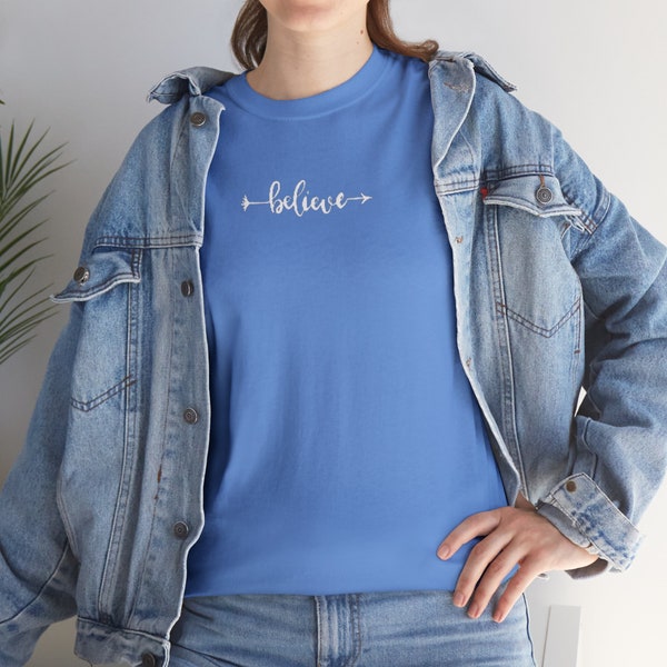 Unisex Believe T-Shirt, Believe, Believe Shirt, Self-Care Believe T-Shirt, Self-Love Believe, T-Shirt,