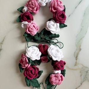 Blomkrans virkmönster