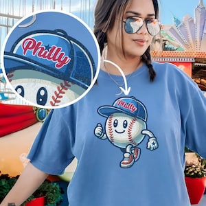 Phillies Tshirt, Philadelphia Baseball Shirt, Philly T-Shirt, Phillie Baseball Ausrüstung,Phillies Baseball T-Shirt,Phillies Damen Shirt,Phillies Shirt