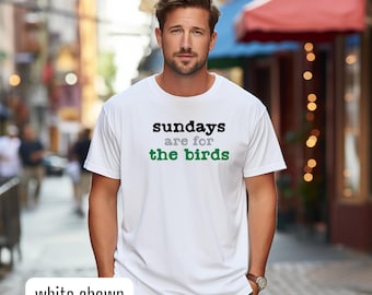 La domenica è per la maglietta Birds, la maglia da football dei Philadelphia, la felpa con cappuccio degli Eagles, il merchandising del giorno della partita, l'abbigliamento Sunday Funday, la maglietta Fly Eagles Fly