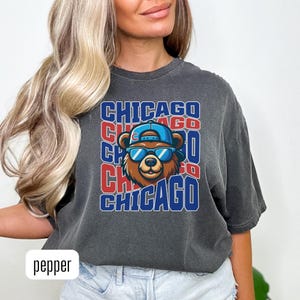 Chicago Baseball Shirt, Chicago Tshirt, Baseball Fan Merch, Cubs Gear, Gameday Crewneck, Unisex T-Shirt for Cubs Fan, Father&#39;s Day Gift