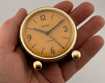 Vintage USSR Slava 11 Jewels Clock