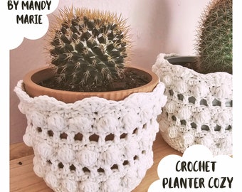 Crochet Planter Cozy Pattern