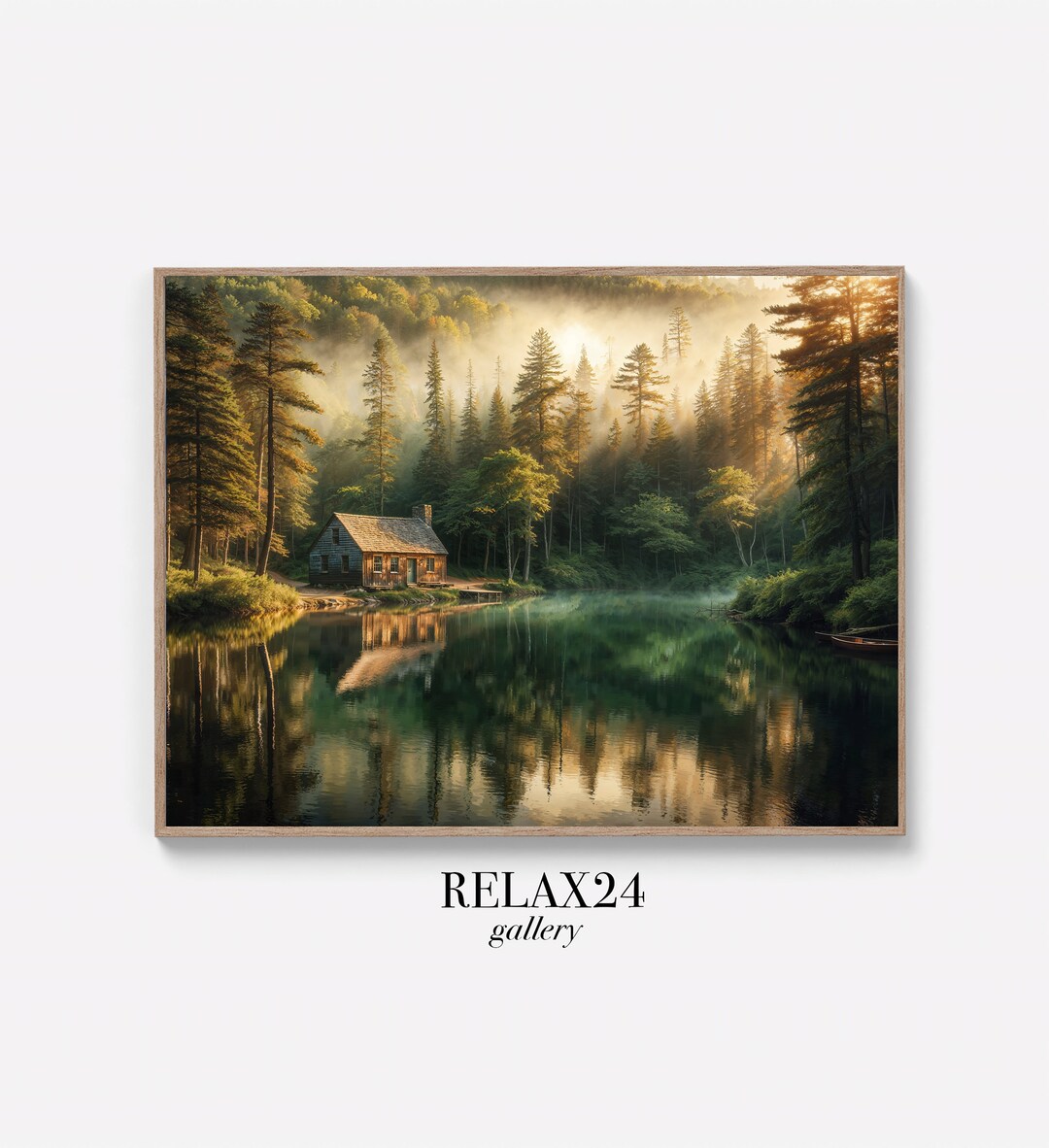 Still Morning PRINTABLE Digital Download Vintage Nature Decor Wall Art Thoreau's Walden Relax24 ...