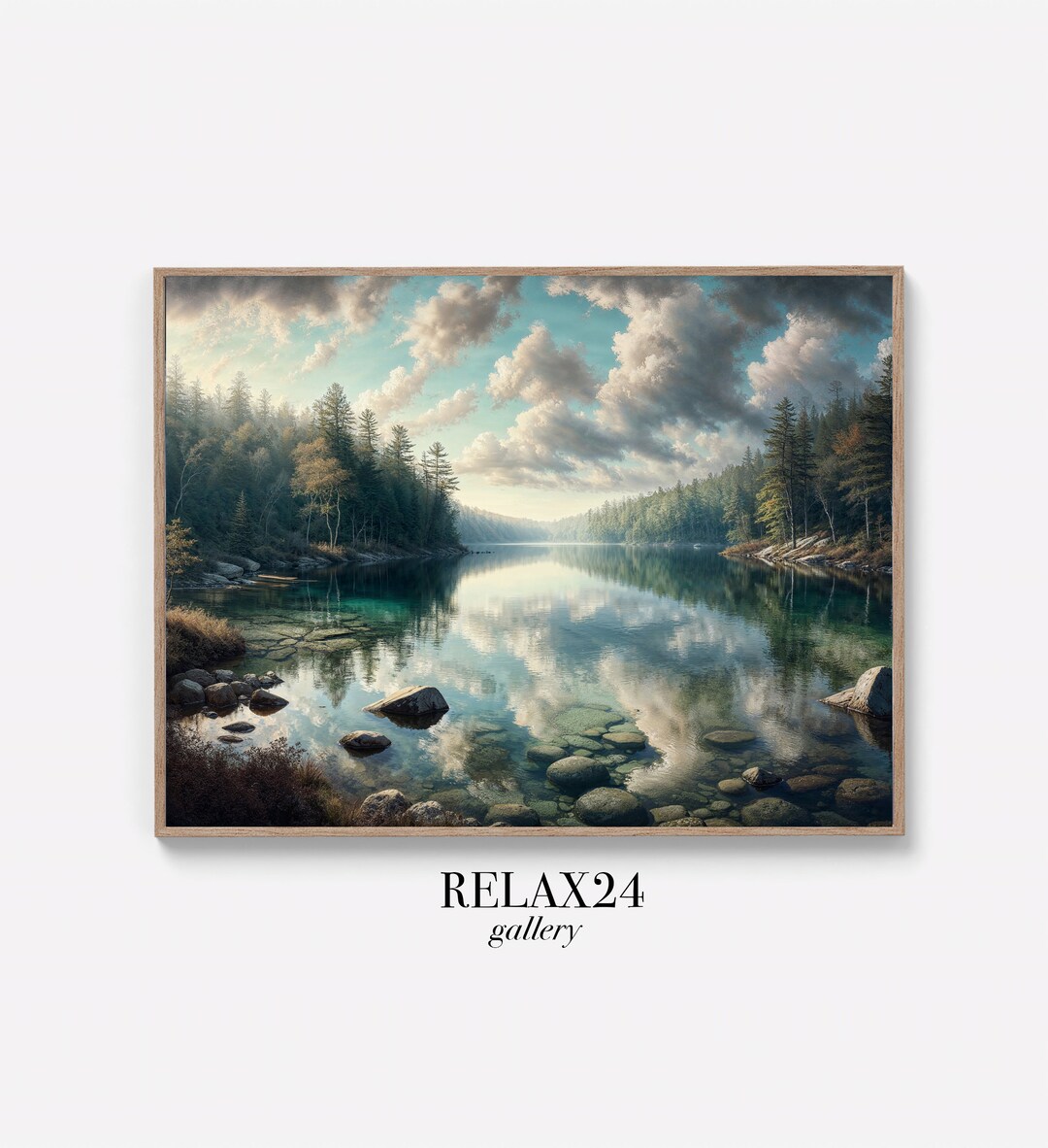 Clear Water PRINTABLE Digital Download Vintage Nature Decor Wall Art Thoreau's Walden Relax24 ...