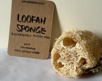 Natuurlijke Loofah-spons, afwasspons, keukenschrobber, natuurlijk, milieuvriendelijk, plasticvrij