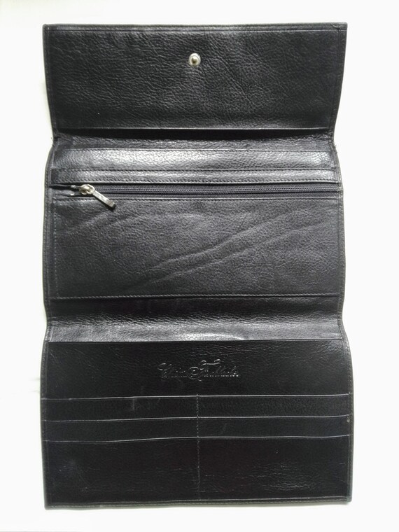 Vintage Christian Fischbacher leather bag wallet - image 5