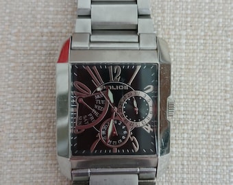 POLICE Quartz Analog 10966M Wrist Watch Vintage
