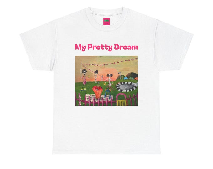 Unisex Regular fit Heavy Cotton T-Shirt Latera Art Dreamcore Weirdcore Horror