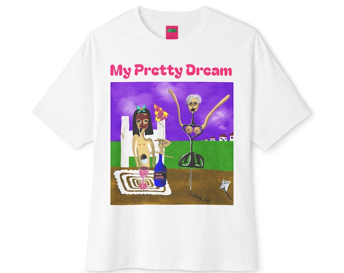 Unisex Oversize fit T-Shirt Latera Art Dreamcore Weirdcore Horror