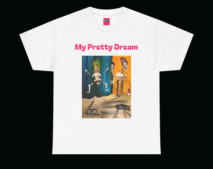 Regular Fit T-Shirt Latera Art My Pretty Dream Dreamcore Weirdcore horror