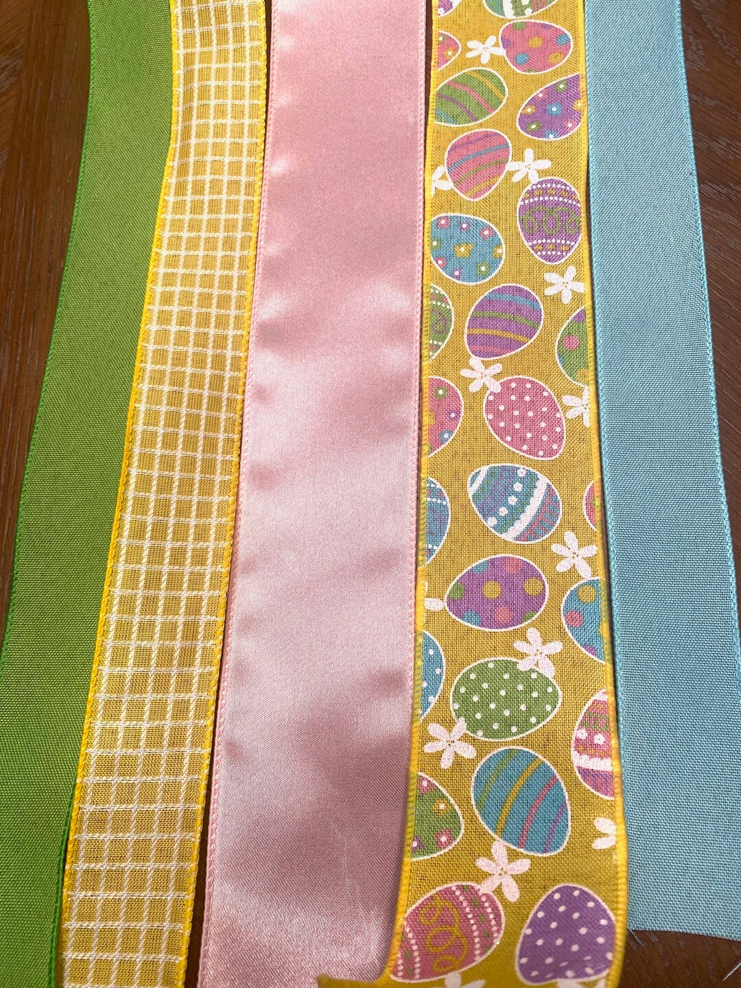 Easter Themed Ribbon Bundle, Easter Wreath Ribbon Bundle Kits, Spring ...