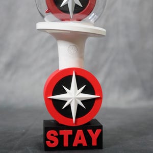 Stray Kids Lightstick V2 Stand: 3D Printed Kpop Memorabilia