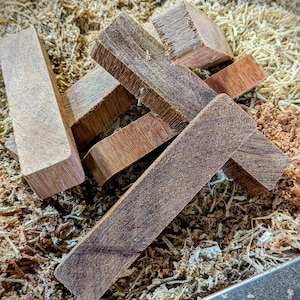 Exotic Ironwood Pen Blank Packs – Mixed Dense Hardwood Turning Blanks for Custom Pens, Premium Exotic Wood for Pen Making