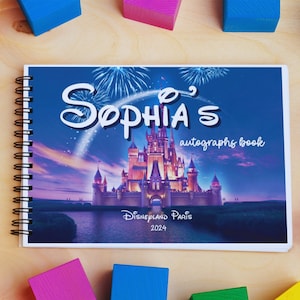 Personalisiertes magisches Disneyland Disney World Park Autogrammbuch - Mickey & Minnie Mouse Notepad, Disney Cruise, Disney Parks Unterschriften