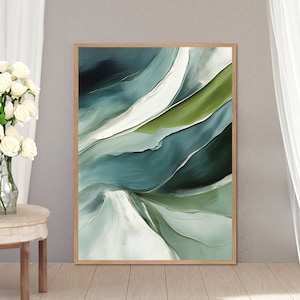 Japandi Wabi Sabi Wall Art Print Japanese Minimalist Zen Decor Scandinavian Style Nordic Poster Modern Interior Wavy Design Instant Download