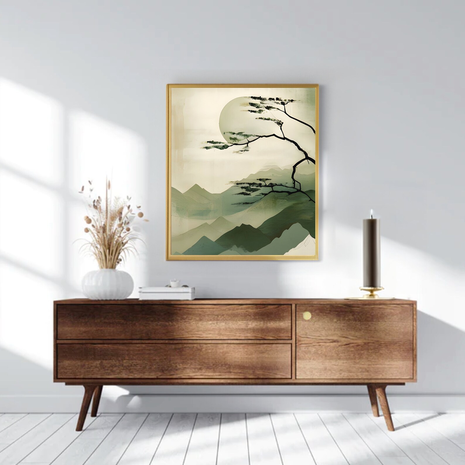 Japandi Wabi Sabi Wall Art Print Japanese Minimalist Zen Decor