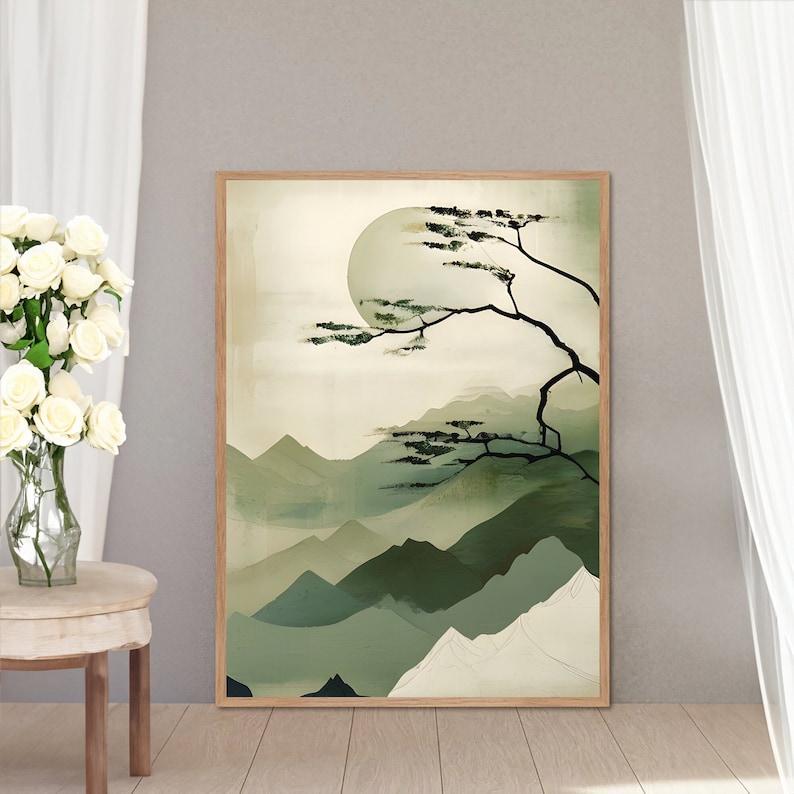 Japandi Wabi Sabi Wall Art Print Japanese Minimalist Zen Decor ...
