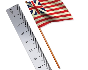 Grand Union Flag of America 1:32 Scale Toy Soldier Flag From the