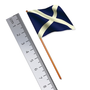 Scotland Saltire St. Andrew's Flag Car Window Clip - Waterproof Football Accessory-992738