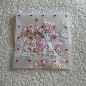 Nail Charms / Nail Charms / Stones / Pink White Gold Silver