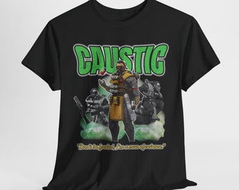 T-shirt unisex in cotone pesante Caustic Apex Legends