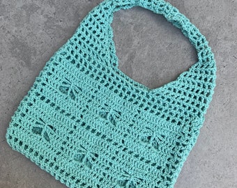 bolso maryposa de crochet / bolso de crochet / bolso de hombro / bolso terminado