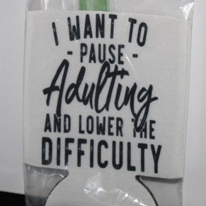 Sarkastische Dose Koozie