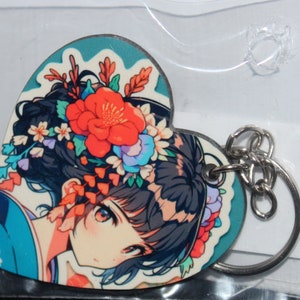 Anime Girl Keychain