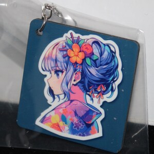 Anime Girl Keychain