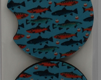 Fish Car Coasters